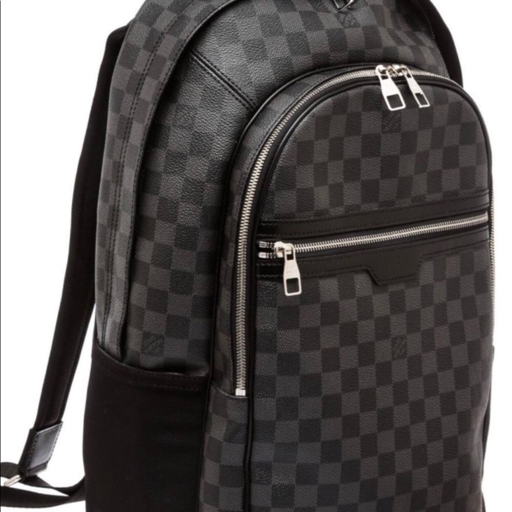 Louis Vuitton Joshua Graphite Damier Backpack